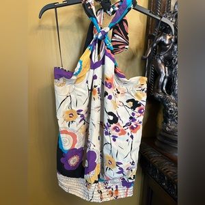 Matty M Multi Color Halter Top